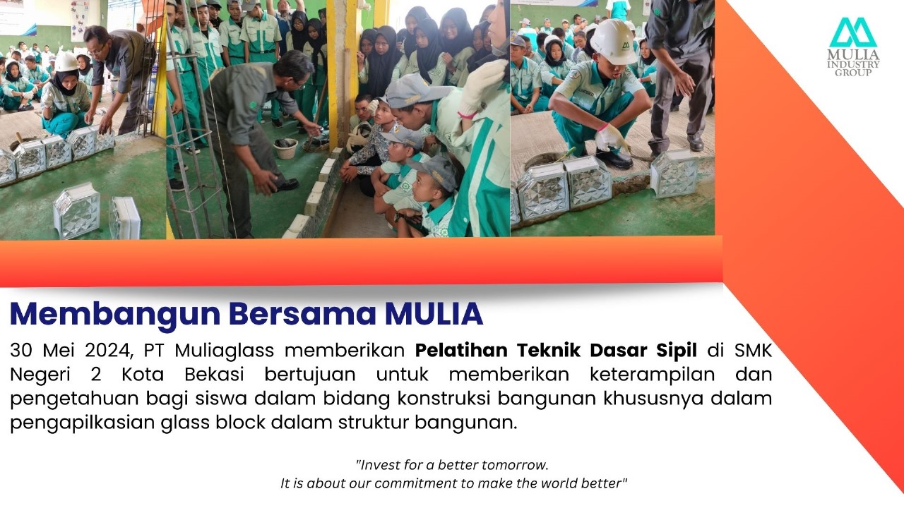 Membangun Bersama MULIA: Pelatihan Teknik Dasar Sipil